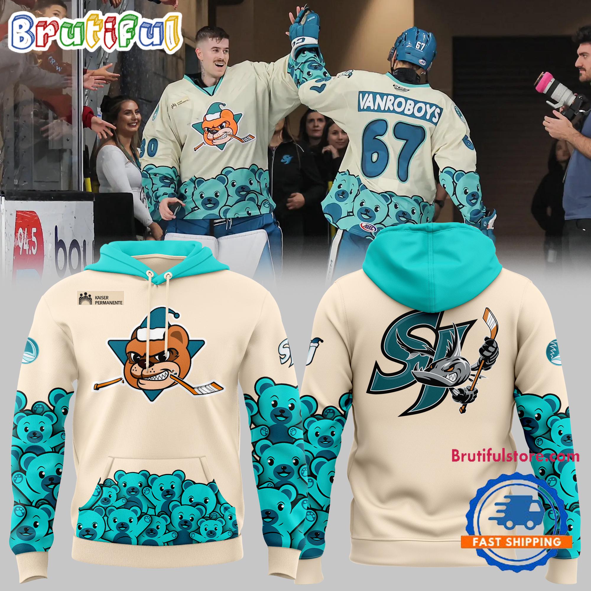 San Jose Barracuda Hockey 2024 Limited Edition Hoodie Shirt