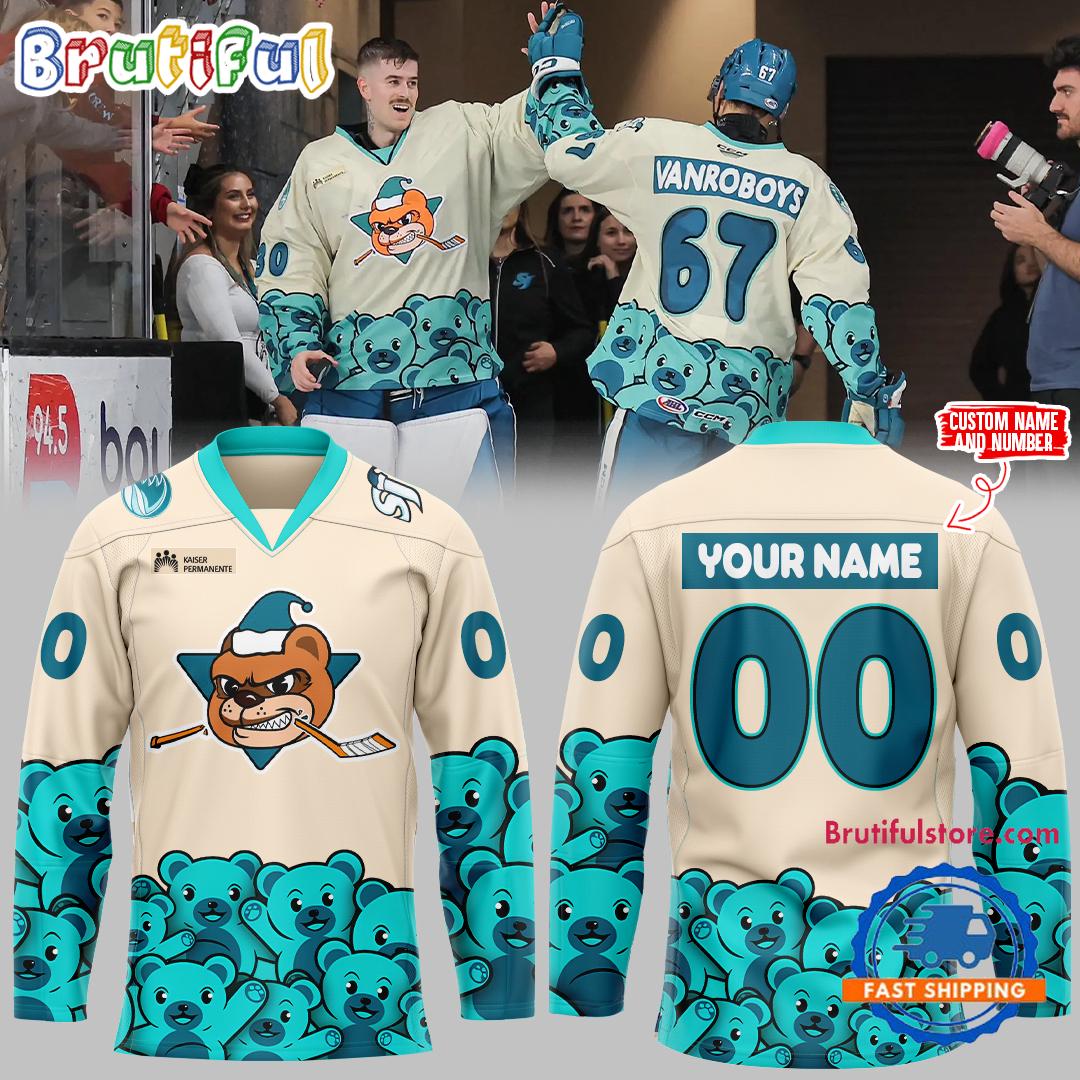 San Jose Barracuda Hockey 2024 Limited Edition Jersey Shirt