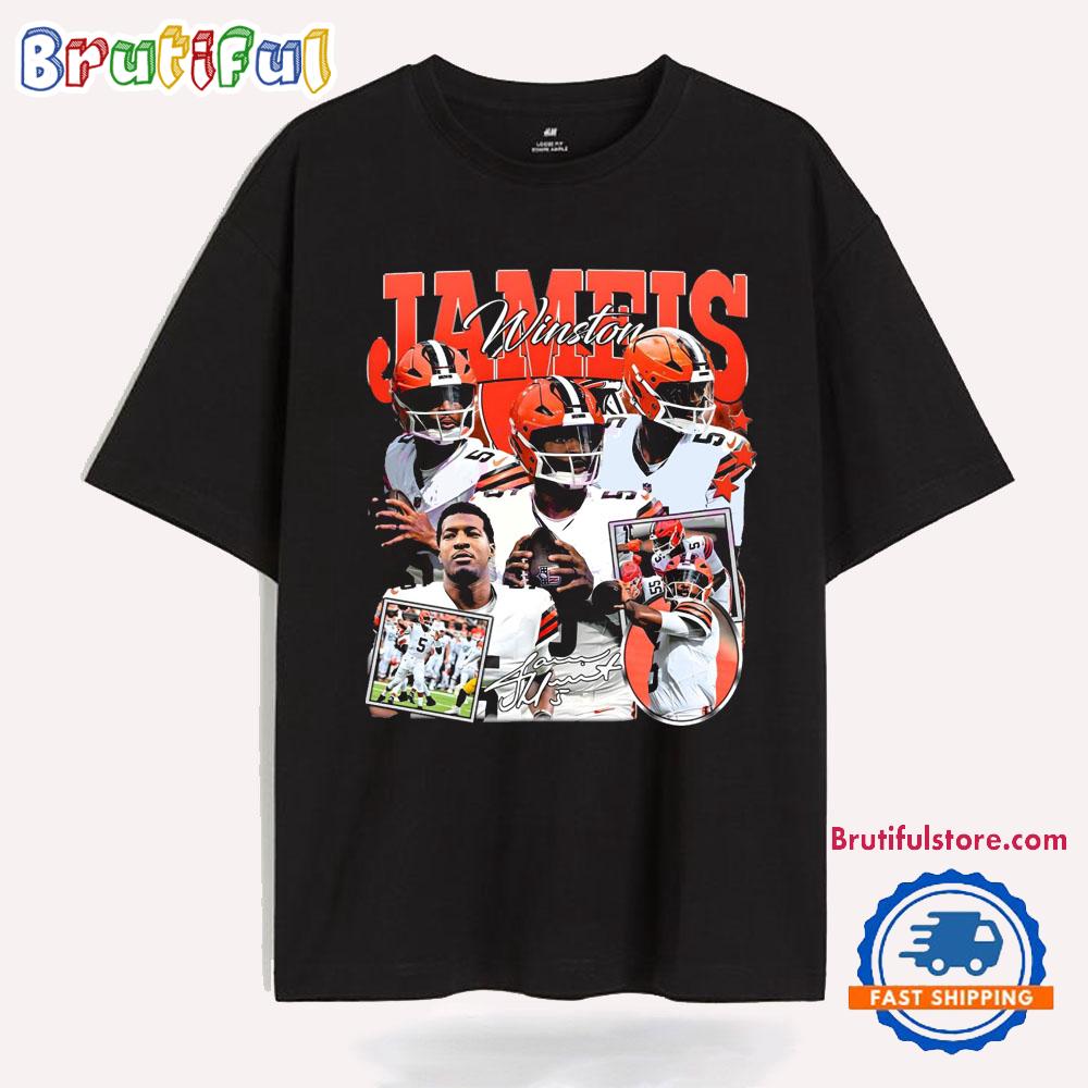 Vintage 90s Jameis Winston Cleveland Browns Football T Shirt