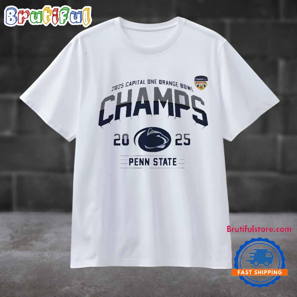 2025 Capital One Orange Bowl Champs Penn State Football T Shirt