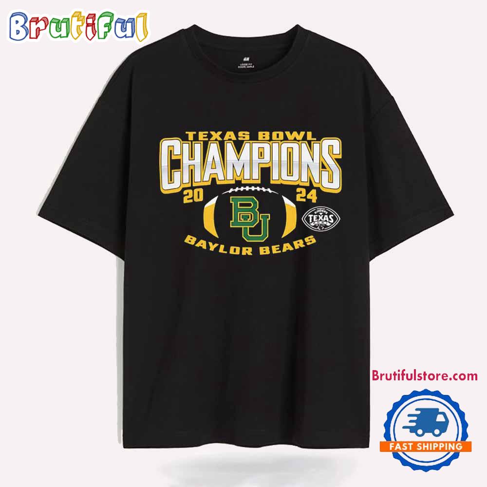 Baylor Bears 2024 Texas Bowl Game Champions Ball T Shirt