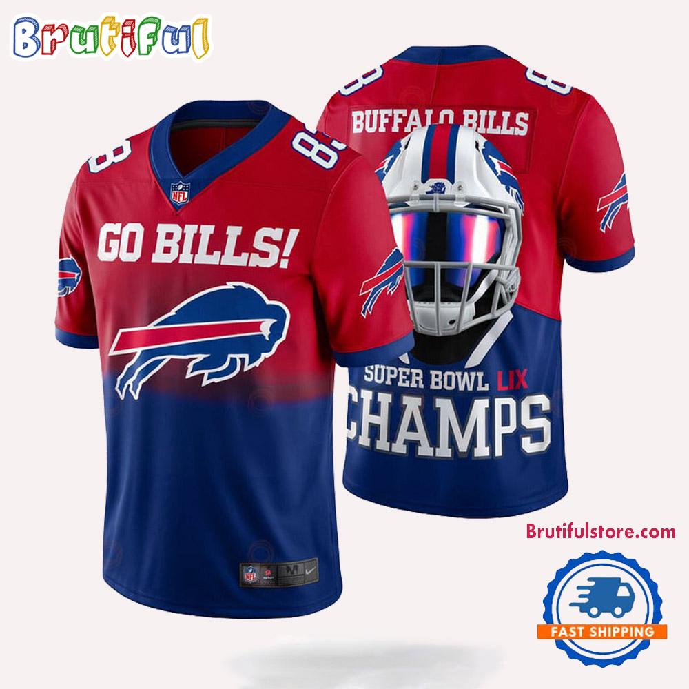 Buffalo Bills Go Bills Super Bowl 2025 Champions Football Jersey Shirt