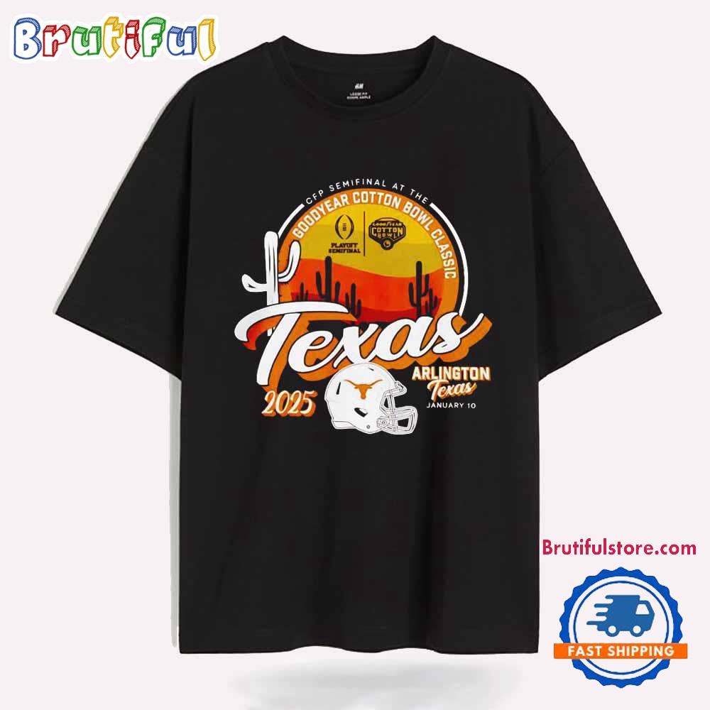 CFP Semifinal at the Cotton Bowl Texas Longhorns 2025 T Shirt