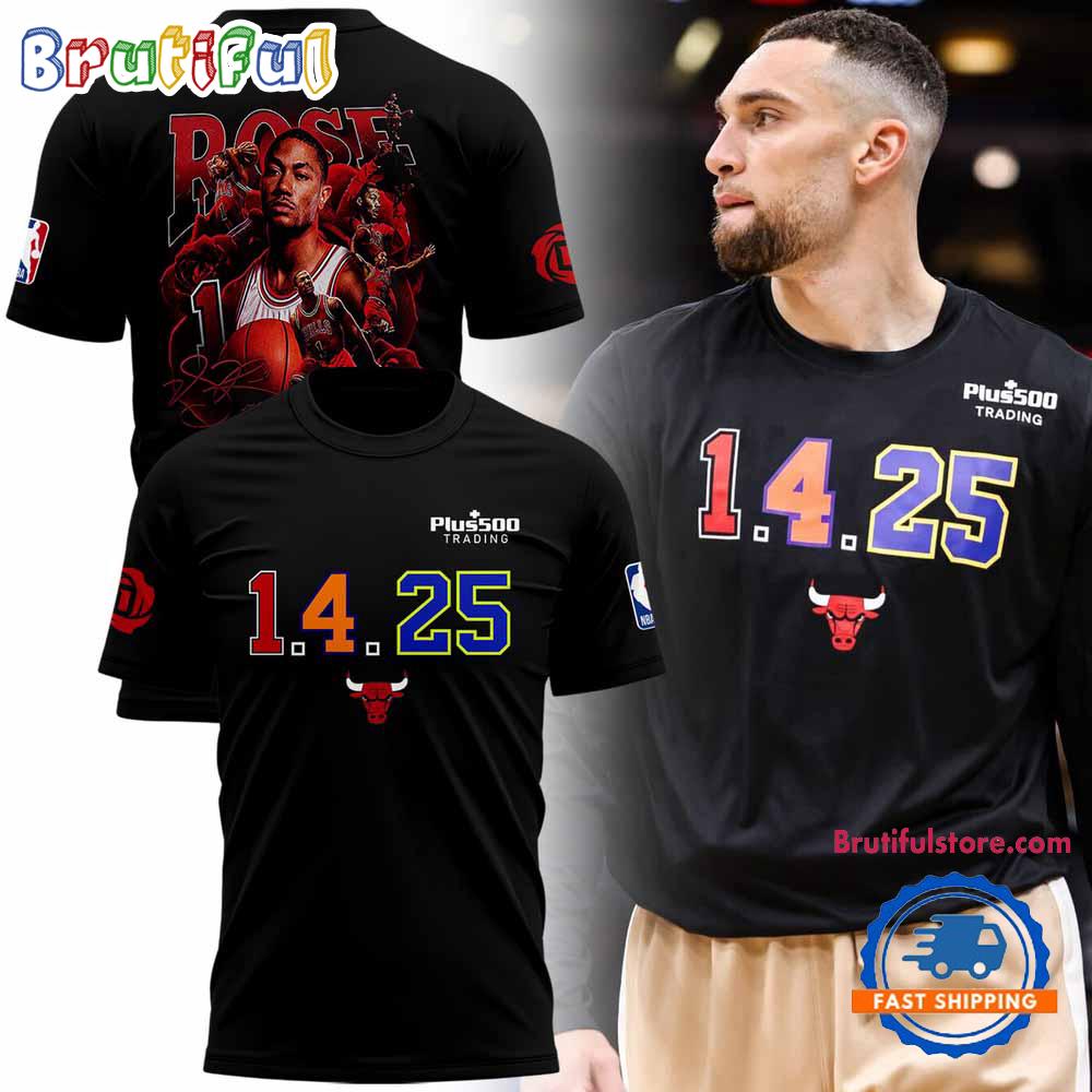 Derrick Rose 1425 Chicago Bulls Limited Edition T Shirt