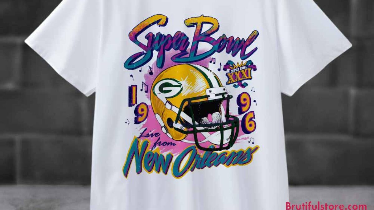 Green Bay Packers Super Bowl Champion New Orleans 1996 T Shirt