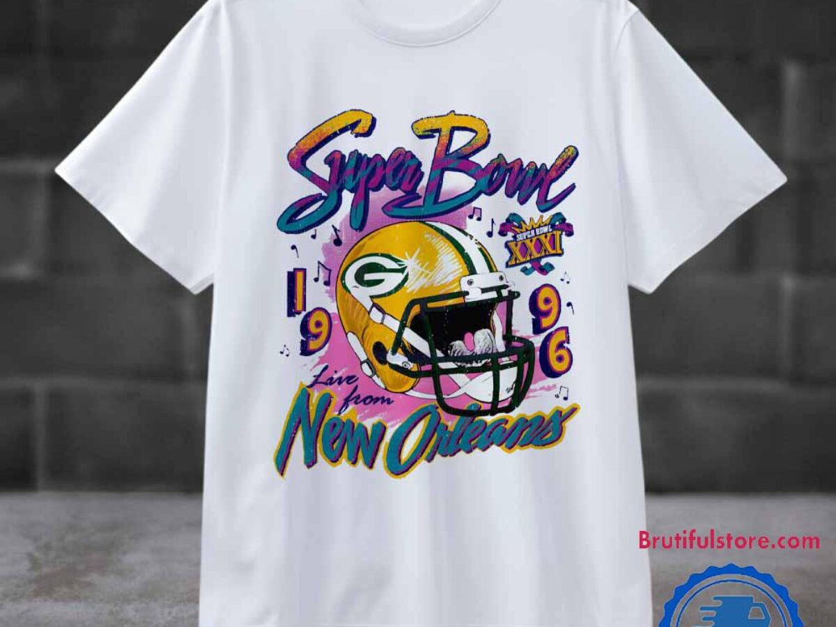 Green Bay Packers Super Bowl Champion New Orleans 1996 T Shirt
