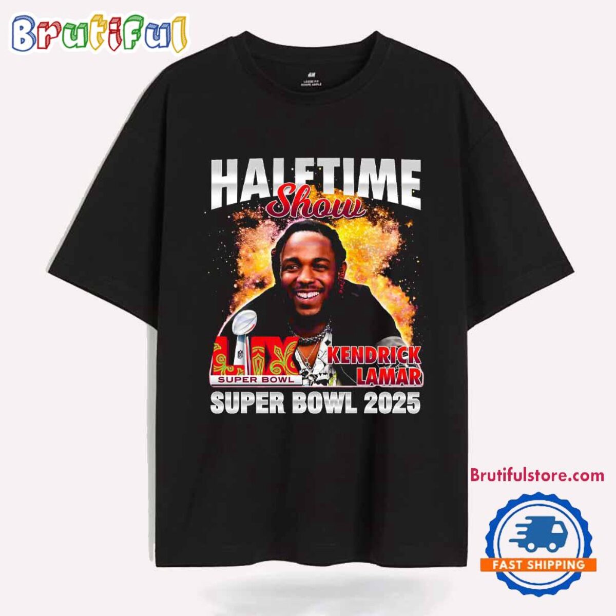 Kendrick Lamar Super Bowl Lix Halftime Show 2025 Football T Shirt