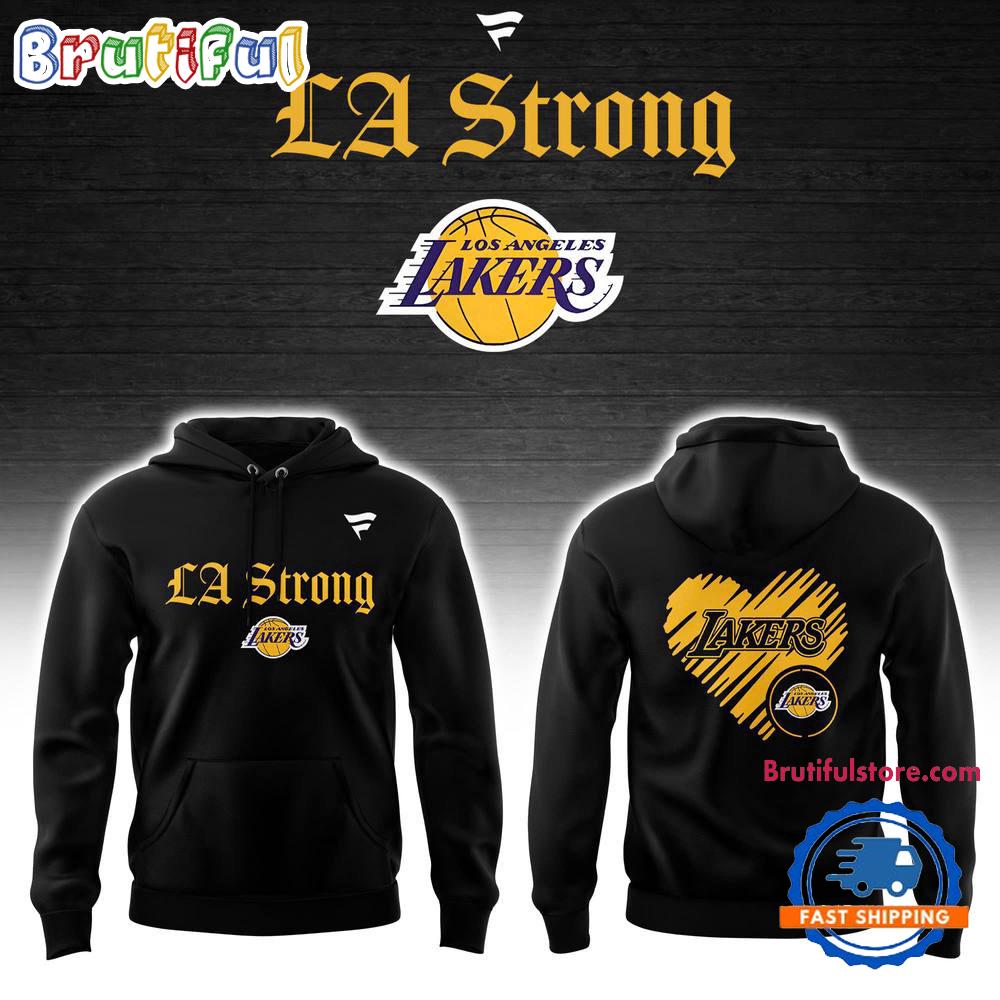 Los Angeles Lakers LA Strong Hoodie Shirt
