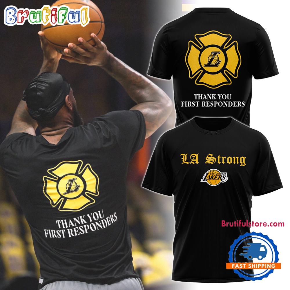 Los Angeles Lakers LA Strong T Shirt