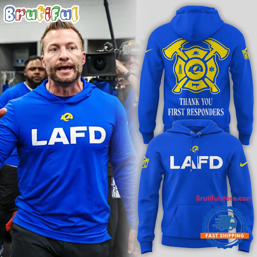 Los Angeles Rams LAFD Limited Edition Hoodie