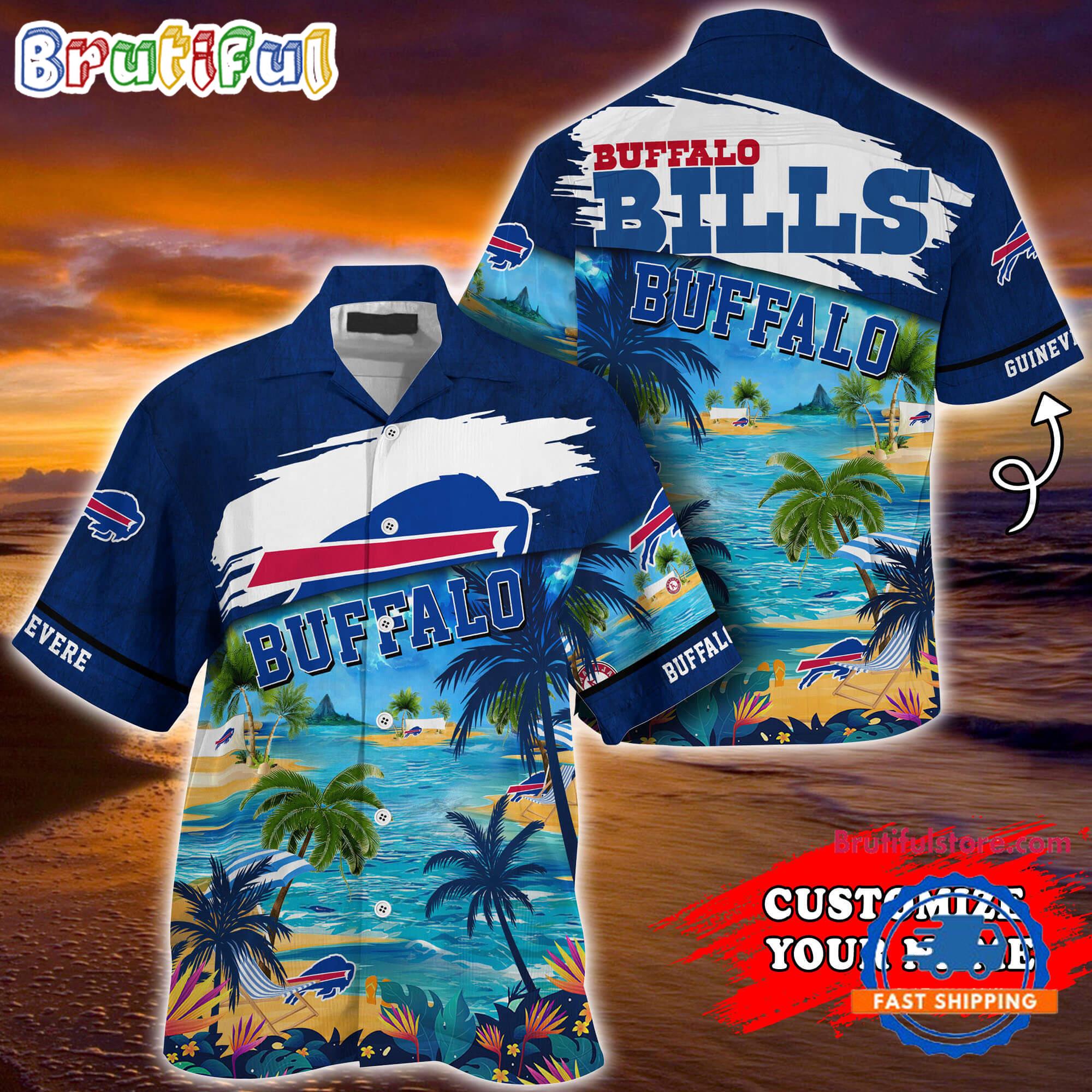 NFL Buffalo Bills Palm Tree Hot Summer Hawaiian Shirt Gifts Sport Fans