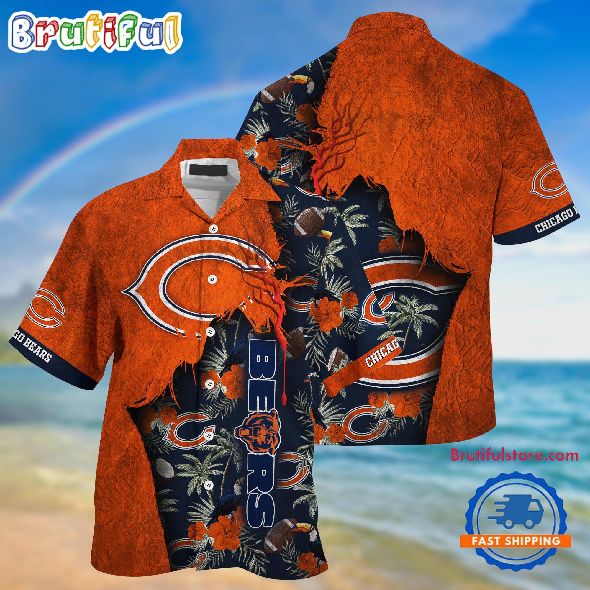 NFL Chicago Bears Football Team Summer God Hawaii Shirt