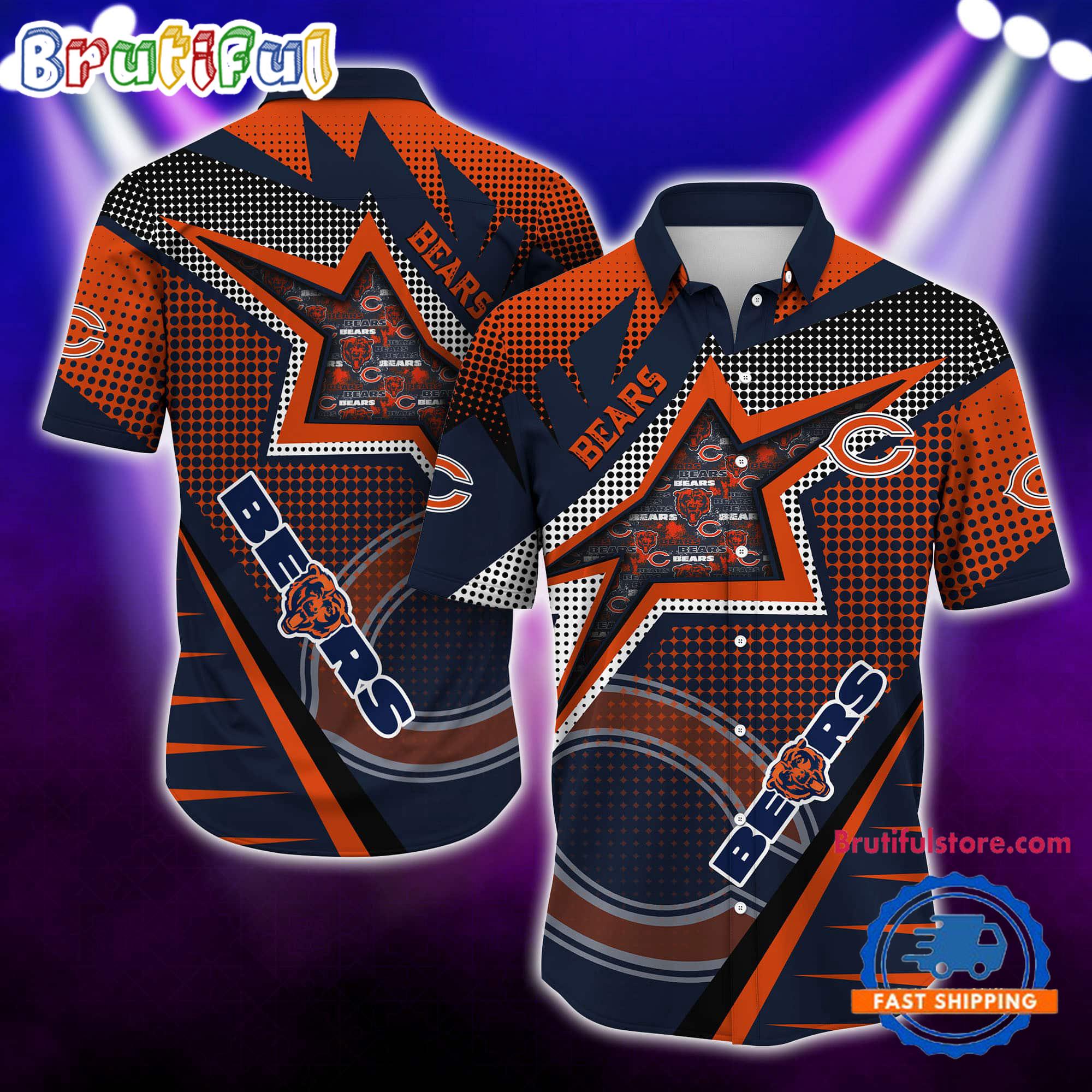NFL Chicago Bears Special Football Team Star Hawaiian Shirts