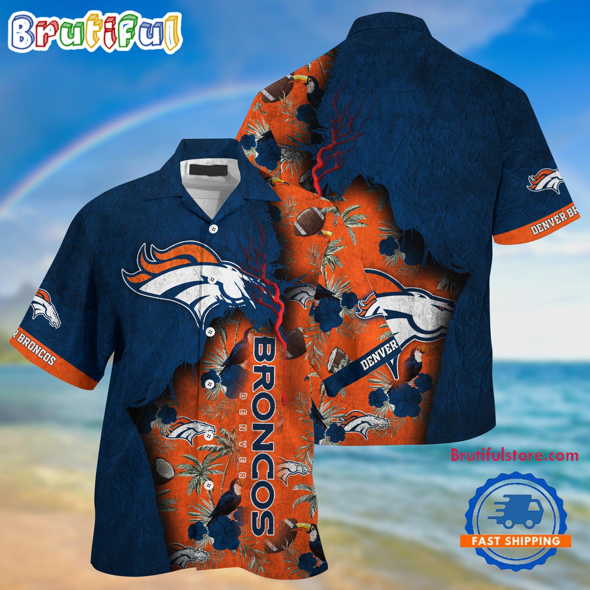 NFL Denver Broncos Football Team Summer God Hawaii Shirt