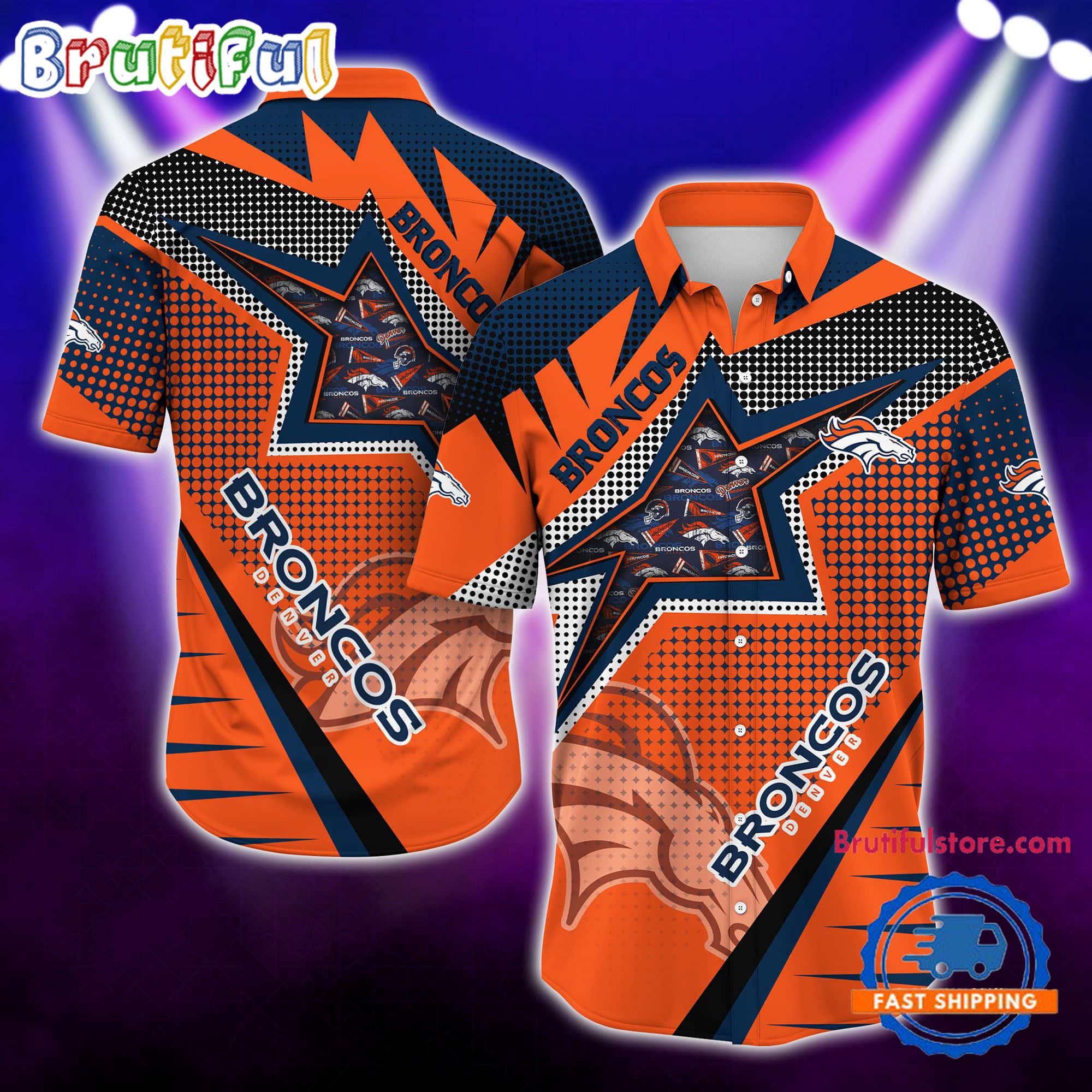 NFL Denver Broncos Special Football Team Star Hawaiian Shirts