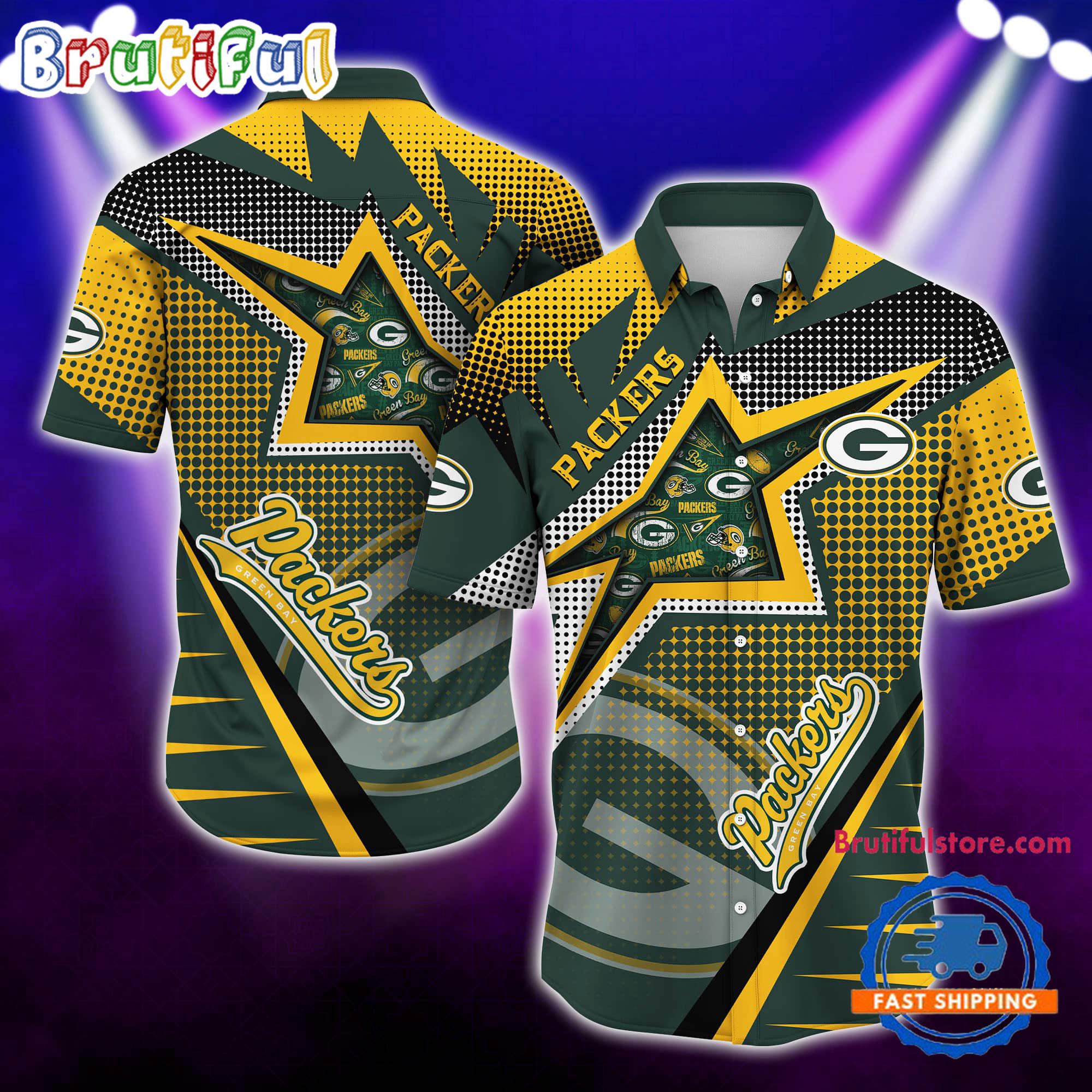 NFL Green Bay Packers Special Football Team Star Hawaiian Shirts