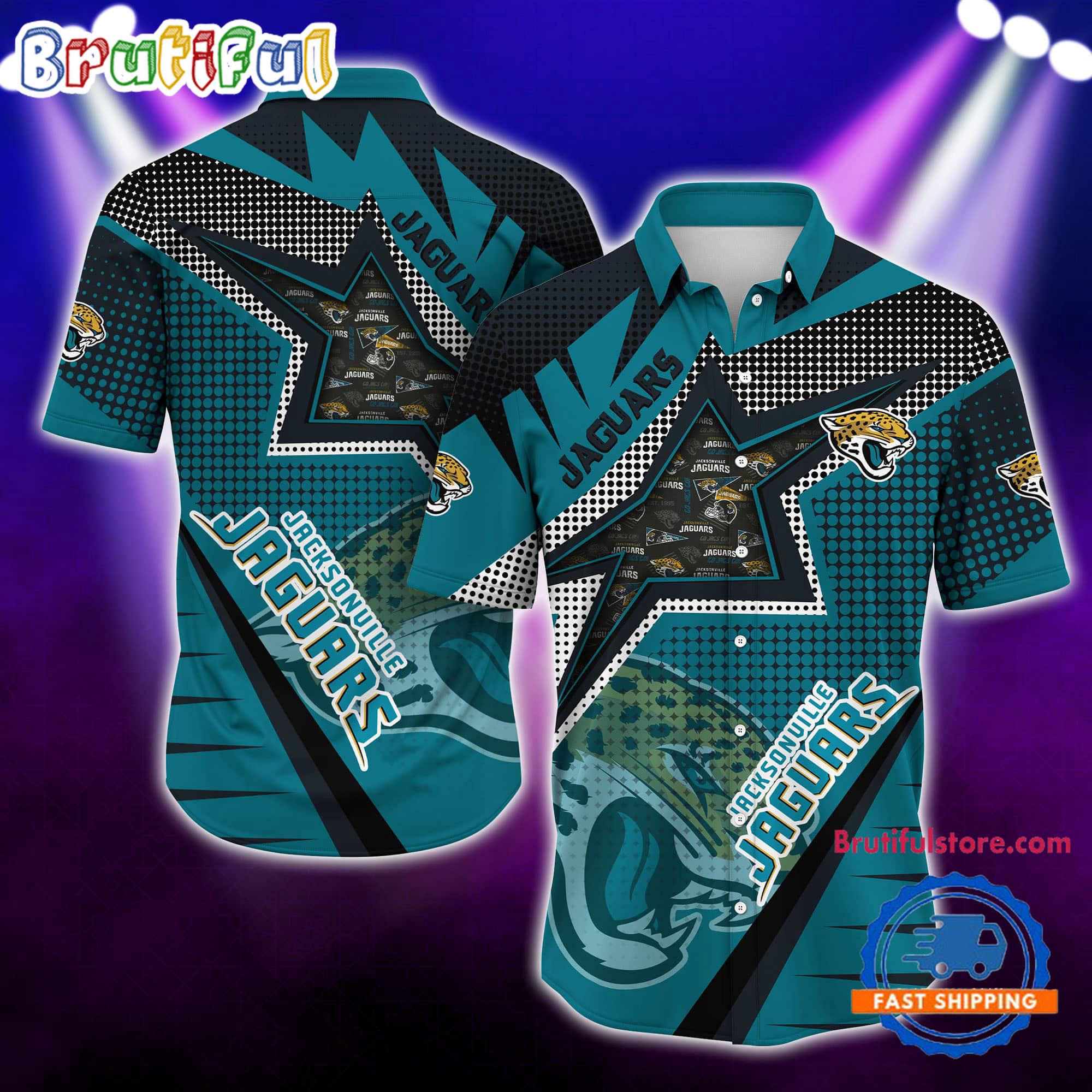 NFL Jacksonville Jaguars Special Football Team Star Hawaiian Shirts