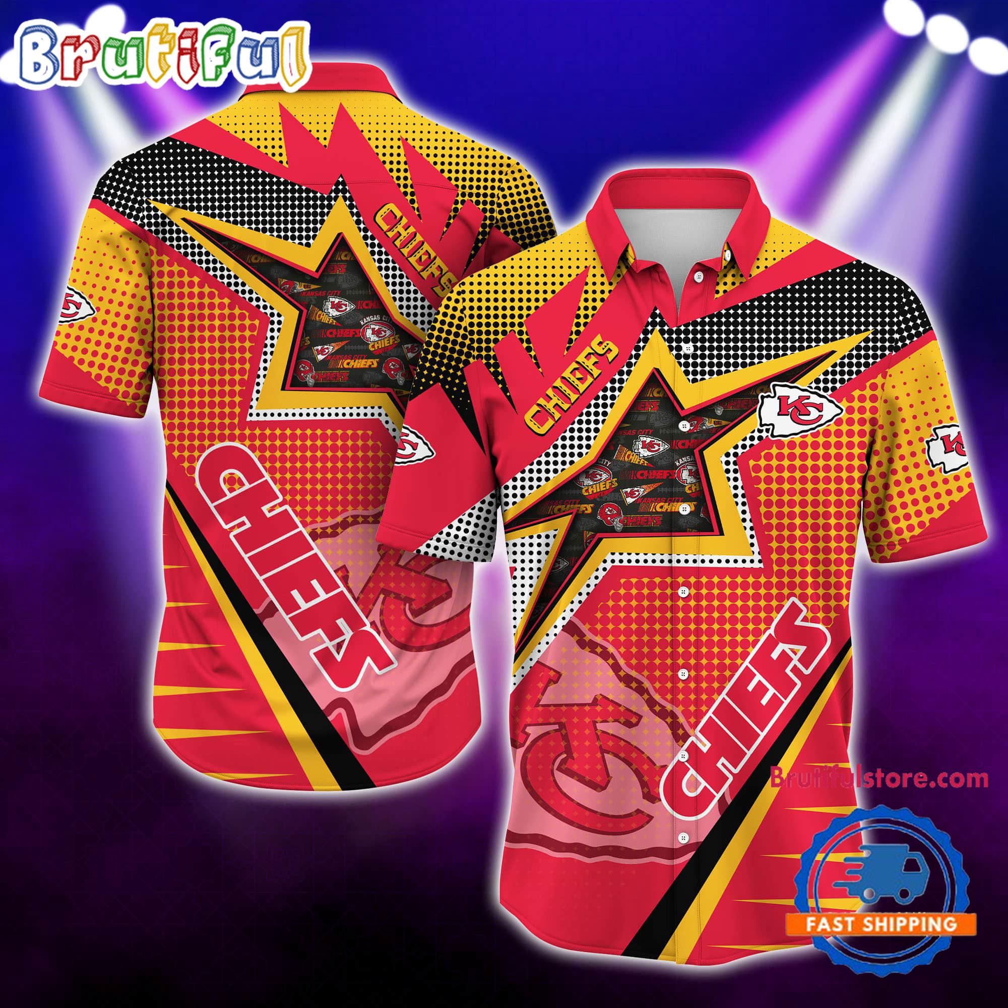NFL Kansas City Chiefs Special Football Team Star Hawaiian Shirts