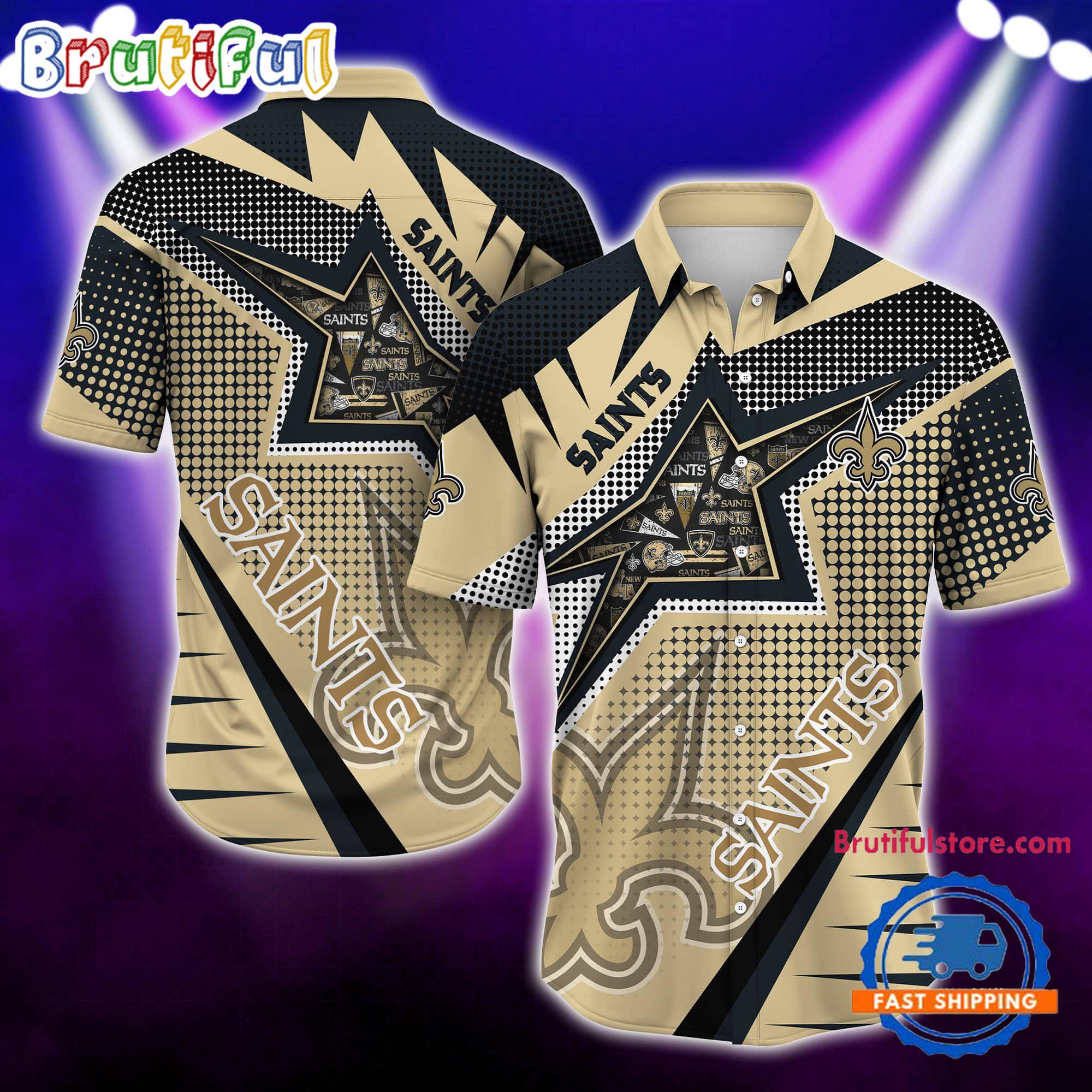 NFL New Orleans Saints Special Football Team Star Hawaiian Shirts