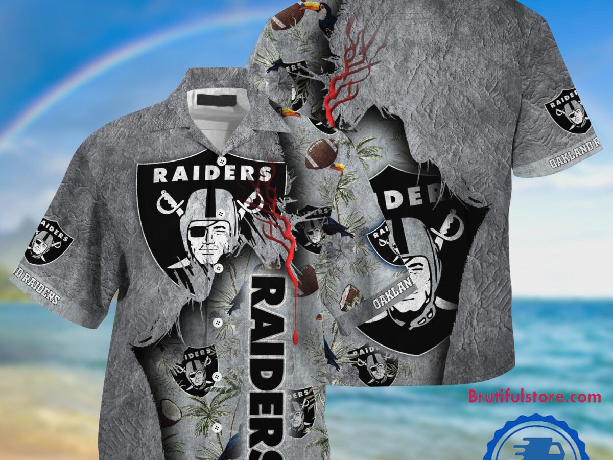 NFL Oakland Raiders Football Team Summer God Hawaii Shirt
