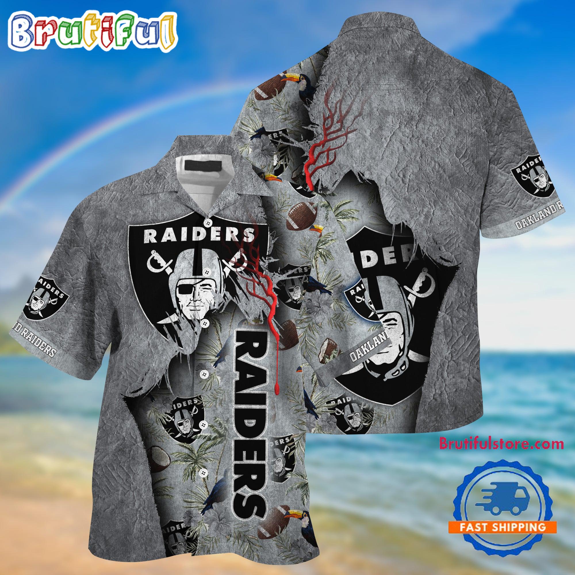 NFL Oakland Raiders Football Team Summer God Hawaii Shirt