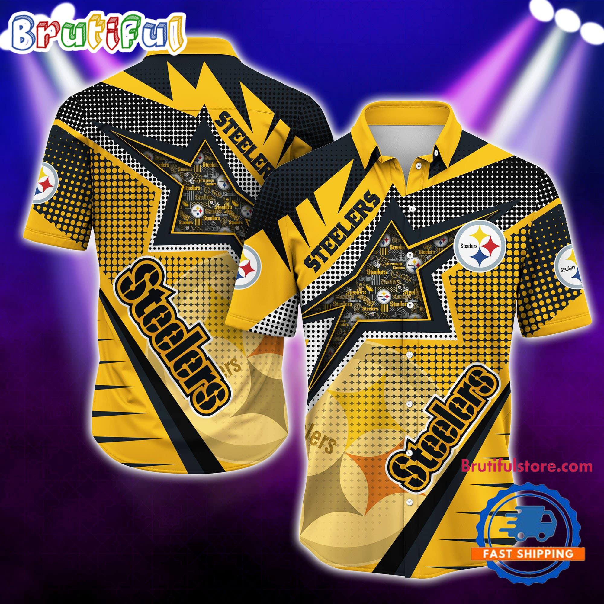 NFL Pittsburgh Steelers Special Football Team Star Hawaiian Shirts