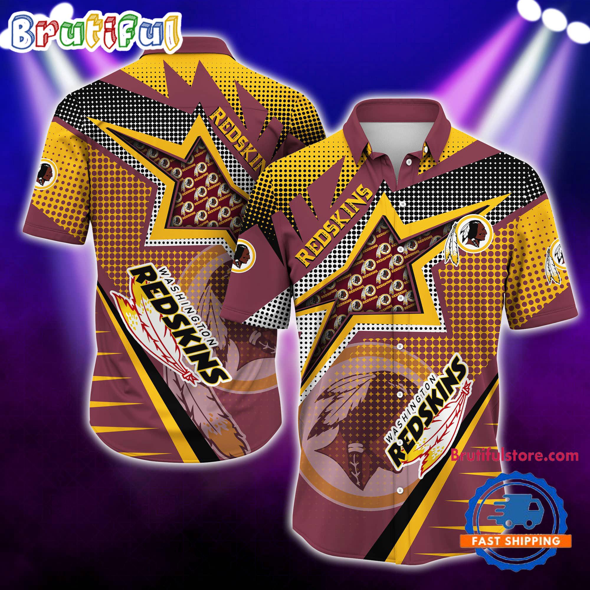 NFL Washington Redskins Special Football Team Star Hawaiian Shirts