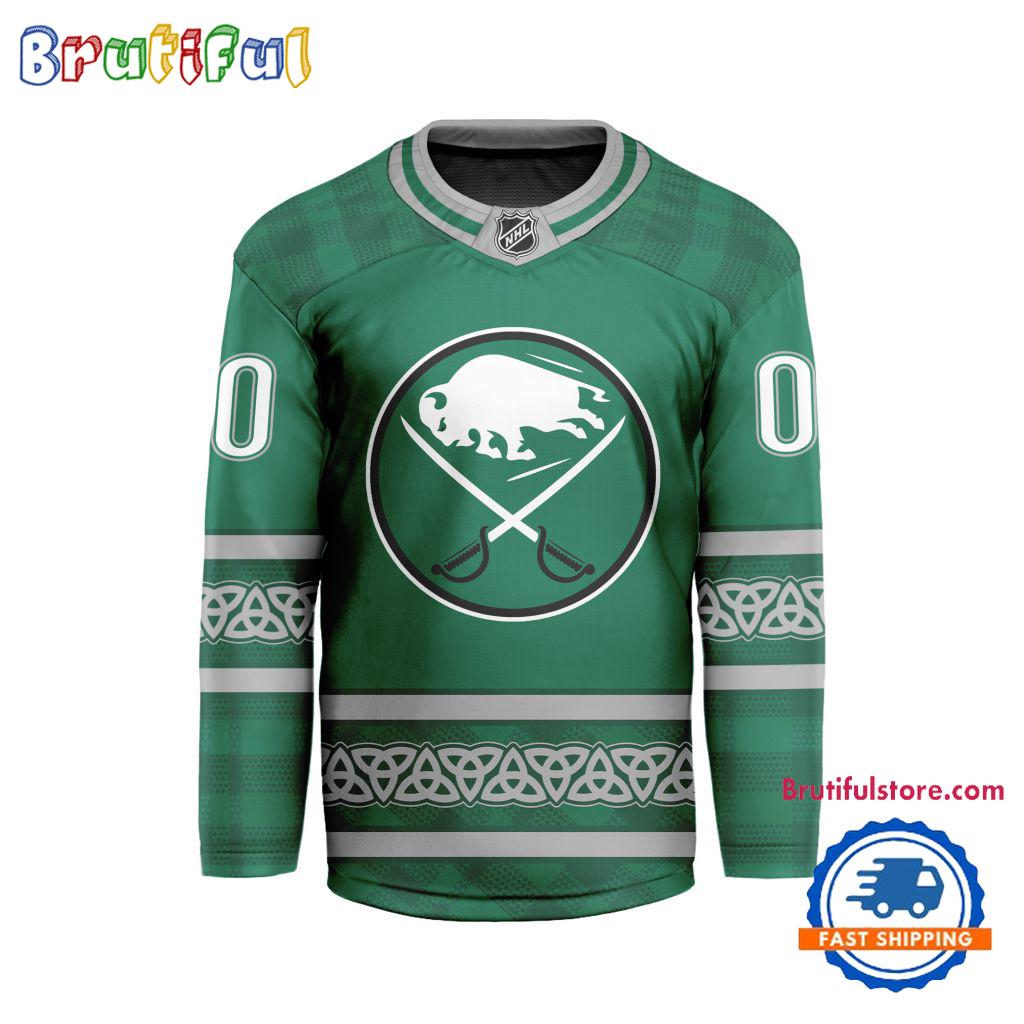 NHL Buffalo Sabres For St.Patrick's Day Limited New Hockey Jersey