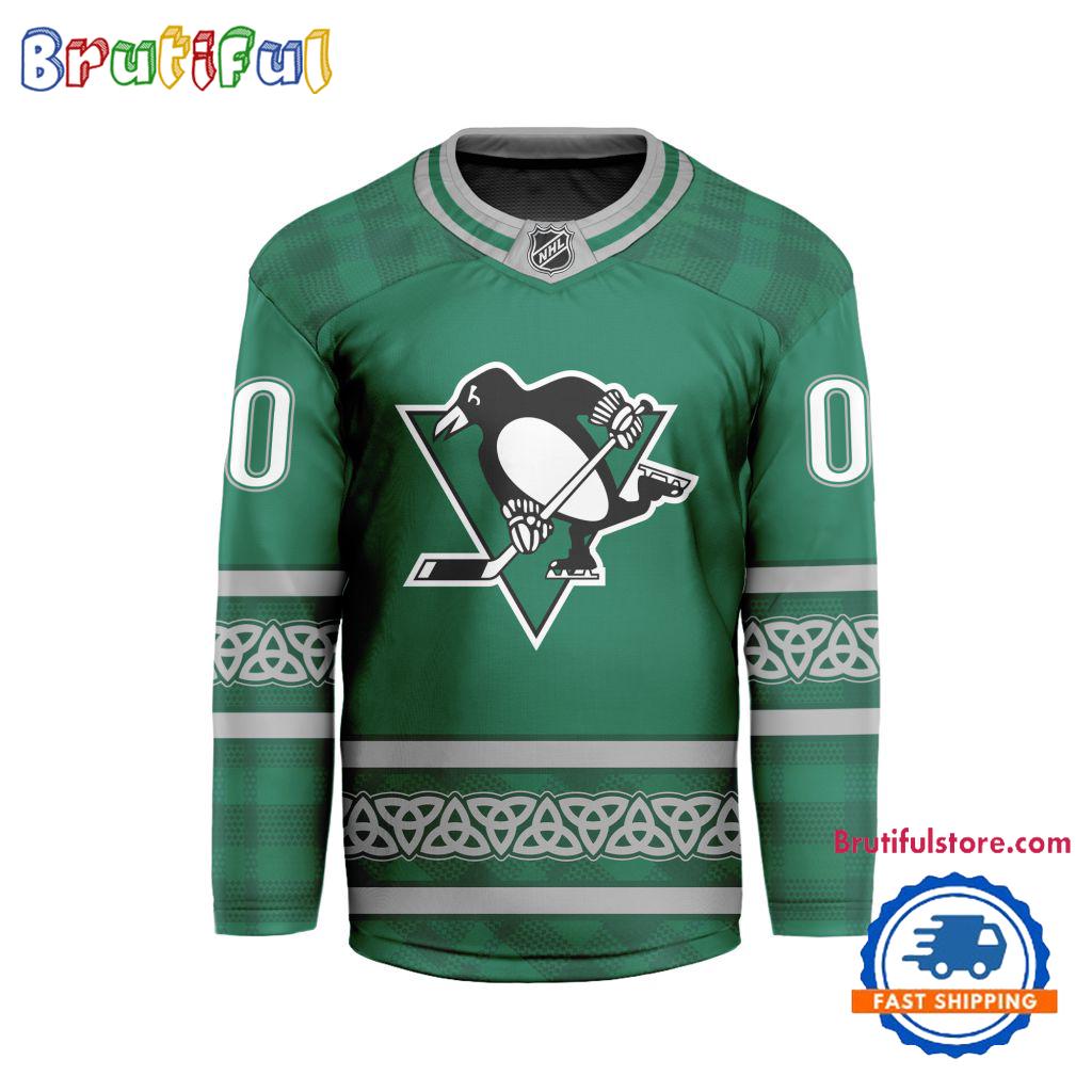 NHL Pittsburgh Penguins For St.Patrick's Day Limited New Hockey Jersey