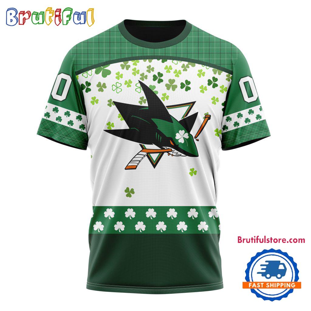 NHL San Jose Sharks St. Patrick's Day For Hockey Fans New Design T Shirt