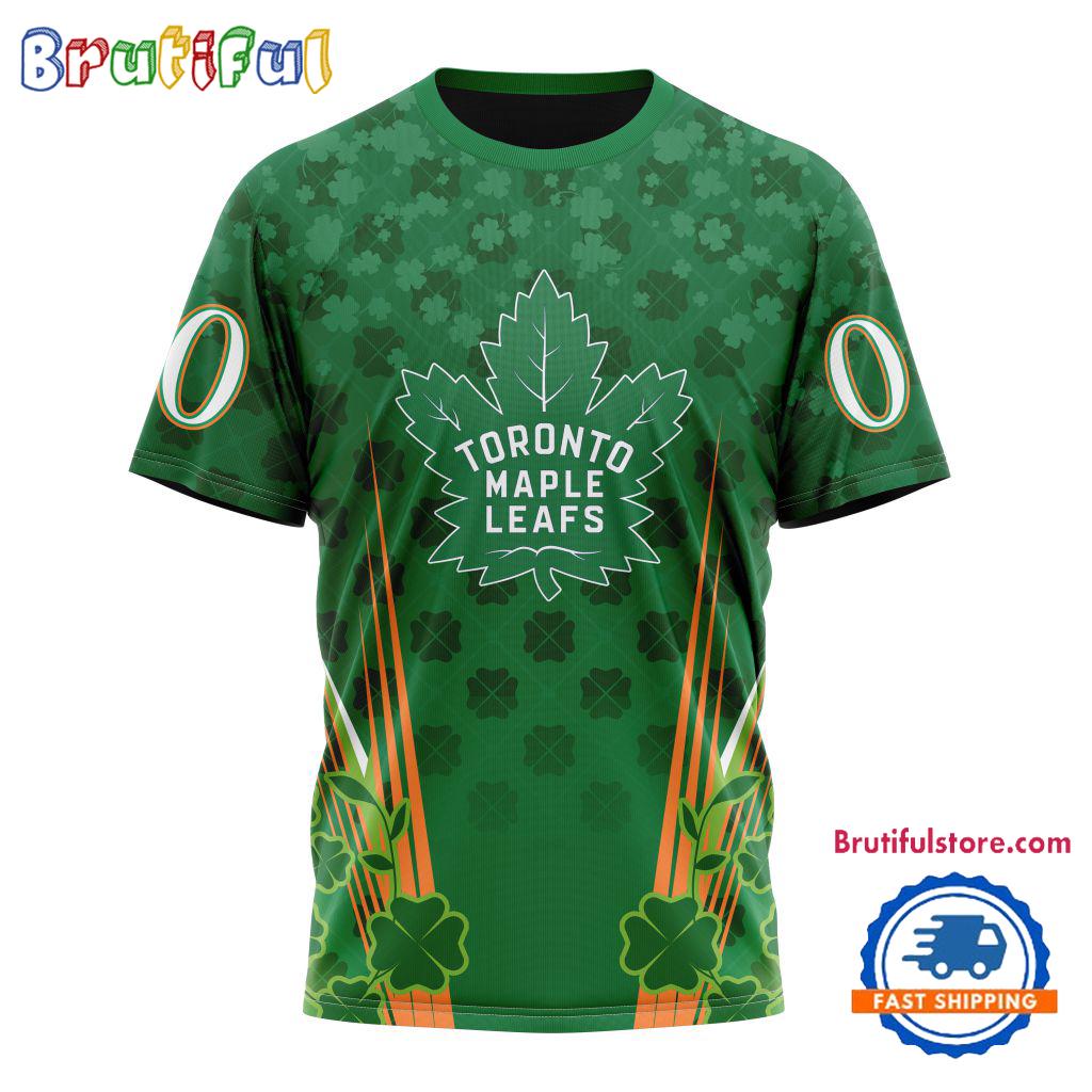 NHL Toronto Maple Leafs Special St. Patrick's Day All Over Print Shirts