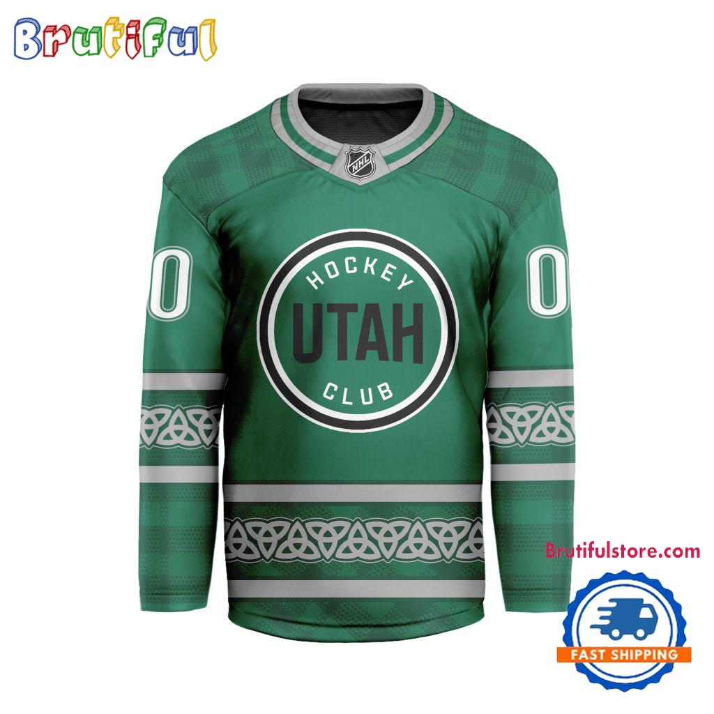 NHL Utah Hockey Club For St.Patrick's Day Limited New Hockey Jersey