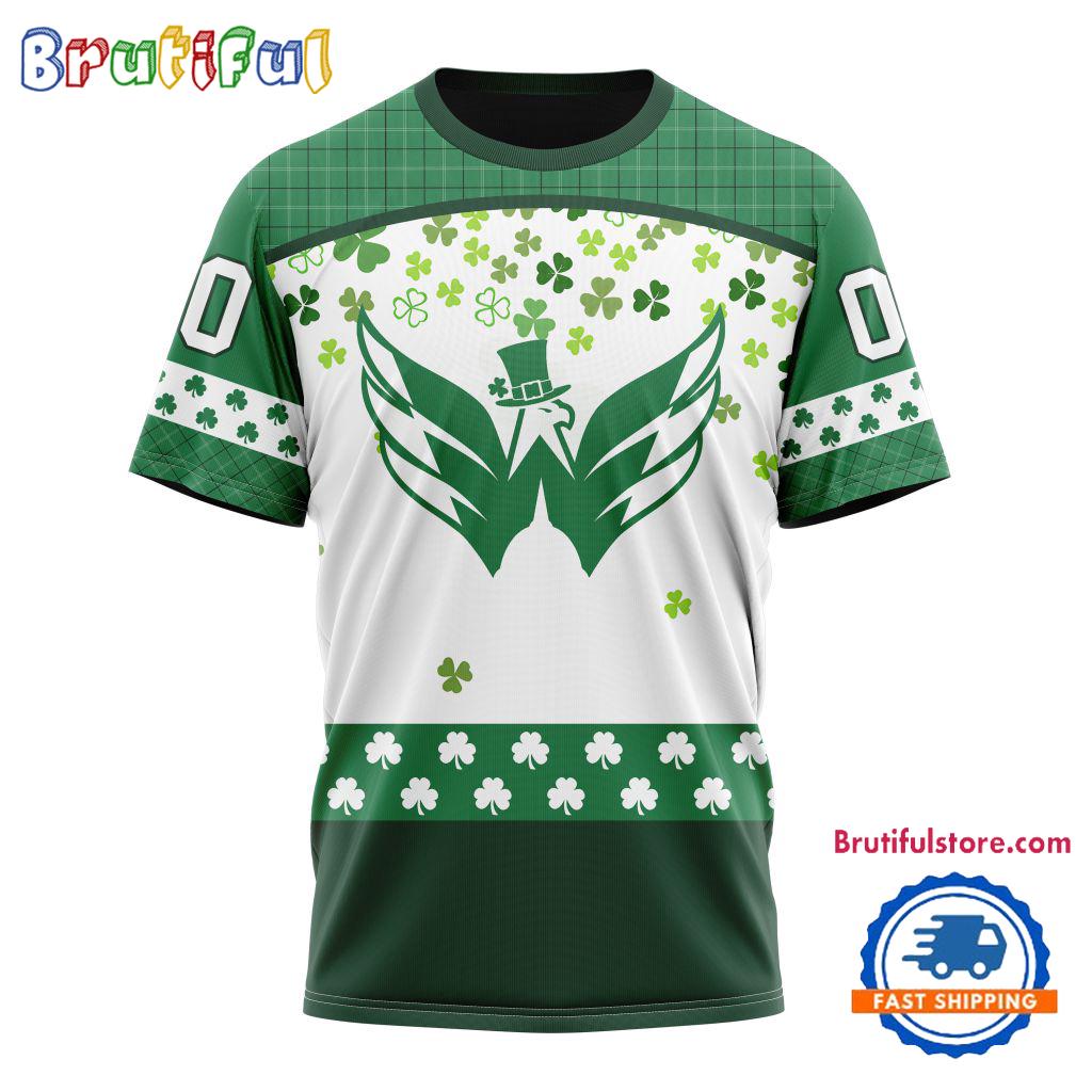 NHL Washington Capitals St. Patrick's Day For Hockey Fans New Design T Shirt