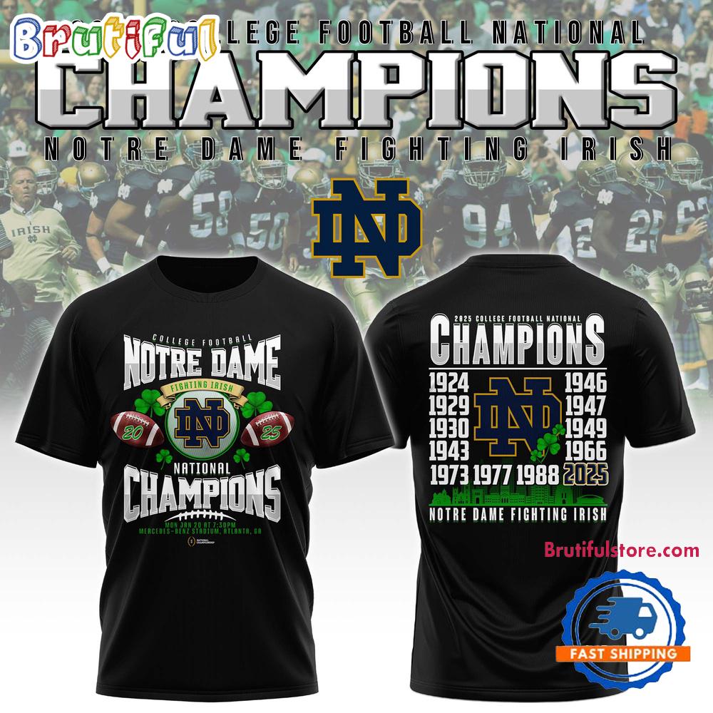 Notre Dame Football NCAA National Champions Unisex T Shirt