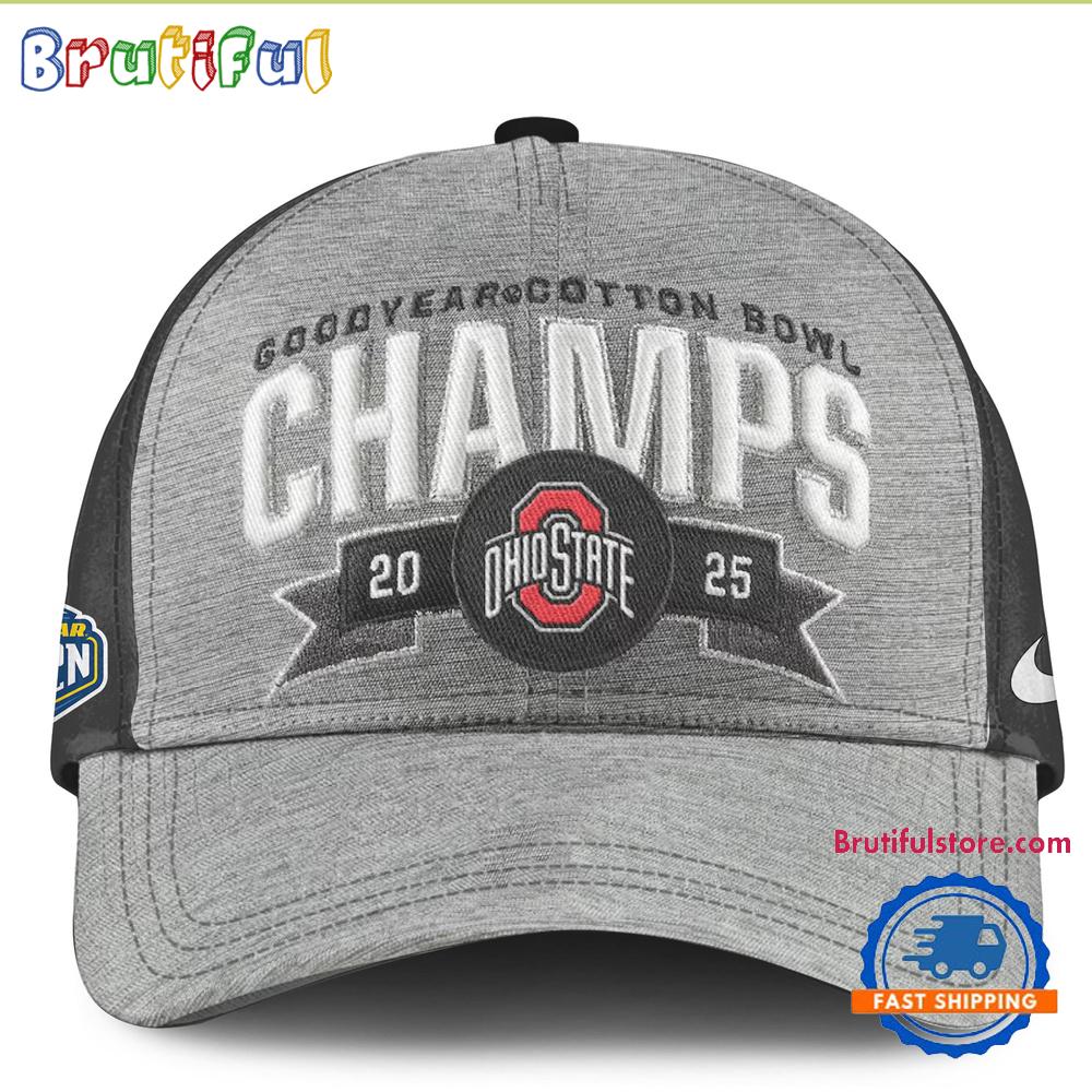 Ohio State Football Cotton Bowl Champions 2025 New Cap Hats