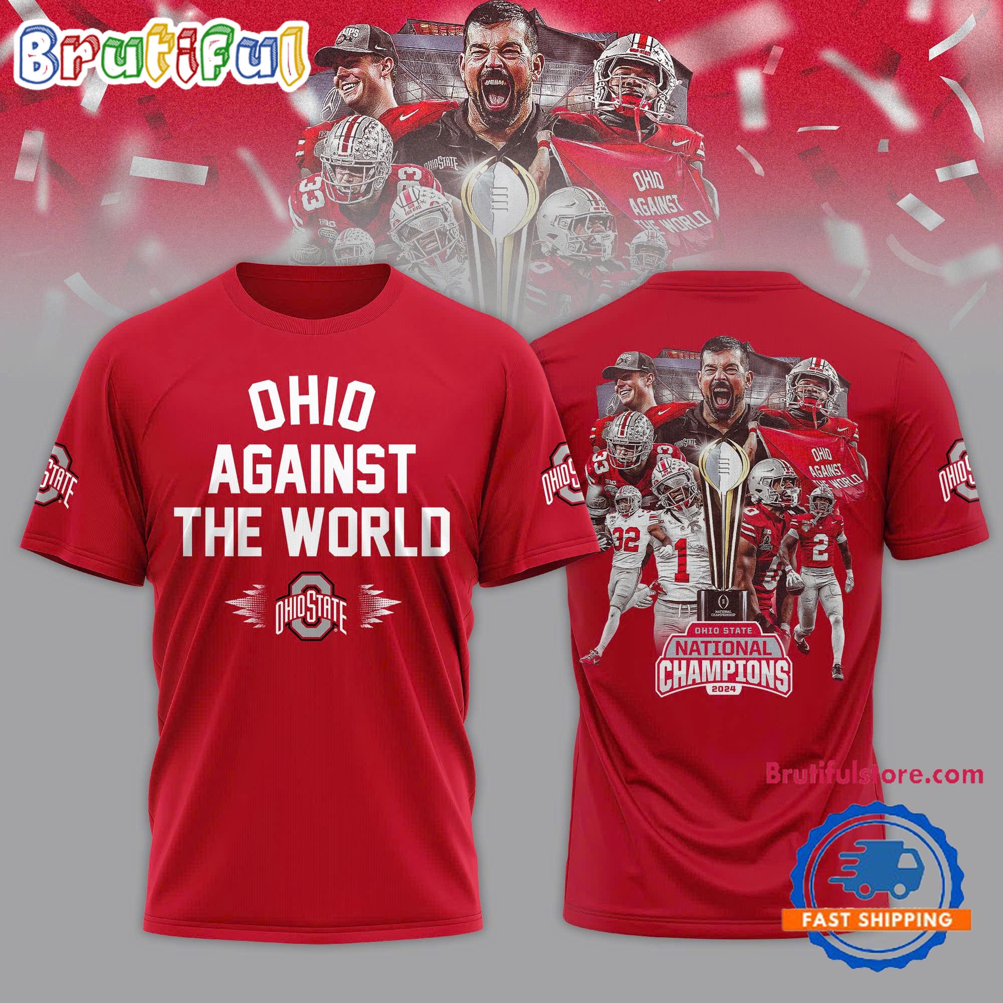 Ohio State National Champions 2025 Graphics Design New T Shirt