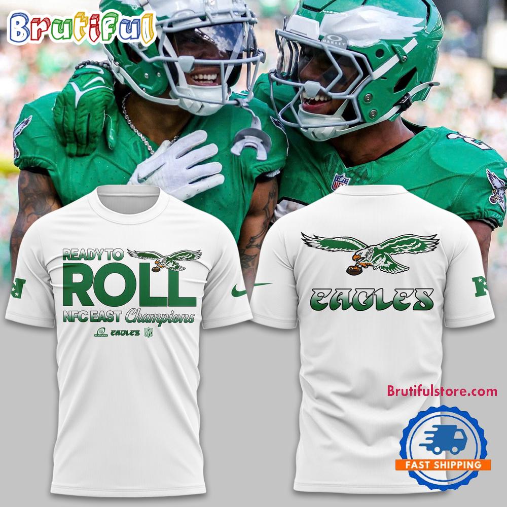 Philadelphia Eagles 2024 NFC East Division Champions Special Edition White T Shirt