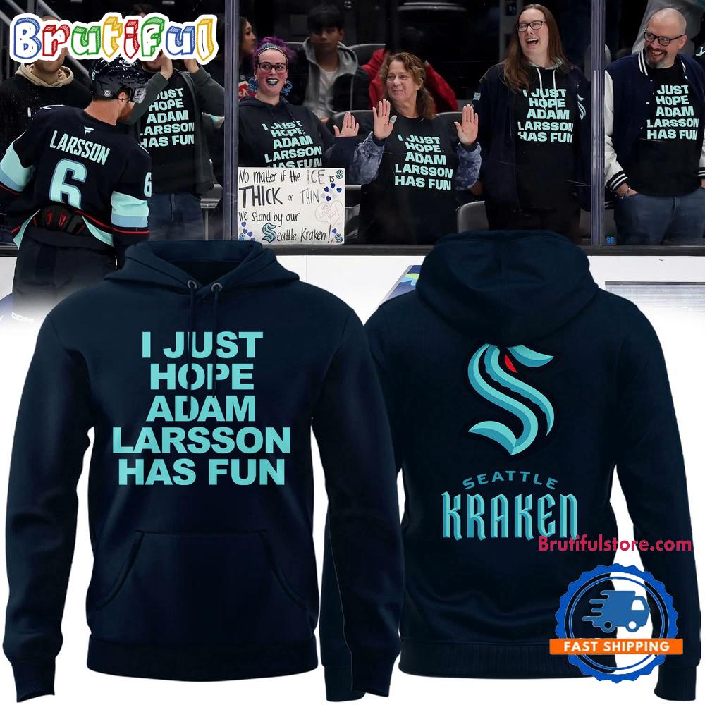 Seattle Kraken Special Adam Larsson Hoodie Shirt