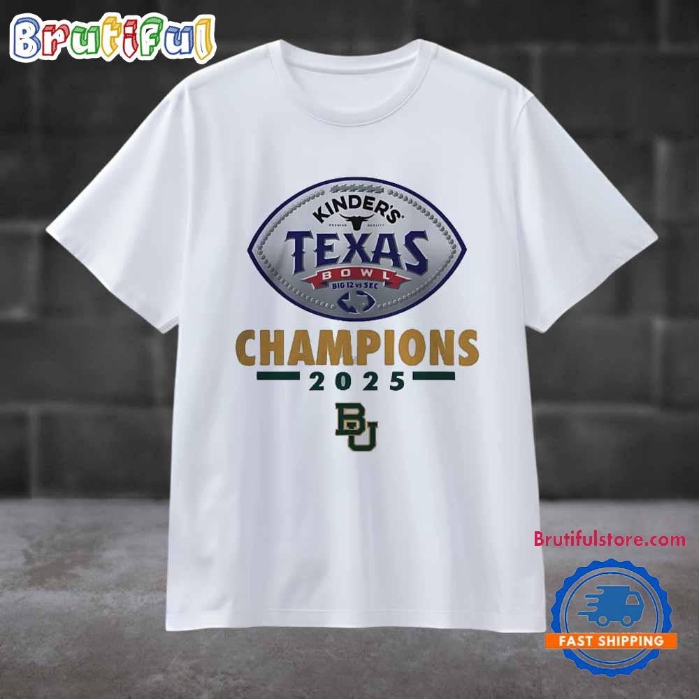 Texas Bowl Champions 2025 Baylor Bears T Shirt