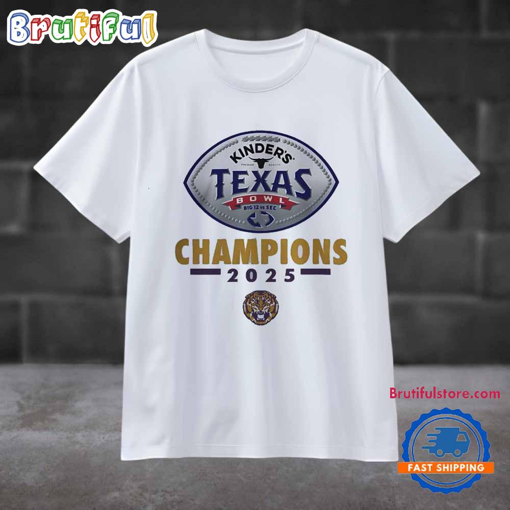 Texas Bowl Champions 2025 LSU Tigers T Shirt
