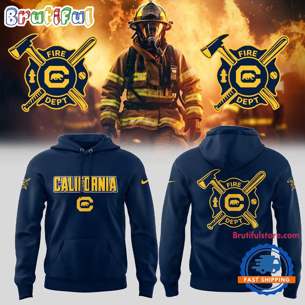 Berkeley Golden Bears California Baseball x Firefighter Appreciation Night Hoodie