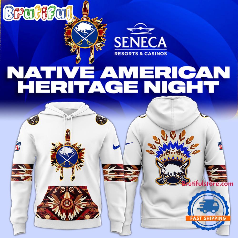 Buffalo Sabres Native American Heritage White Hoodie