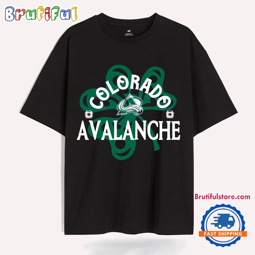 Colorado Avalanche St Patricks Day Richmond Shamrock T Shirt