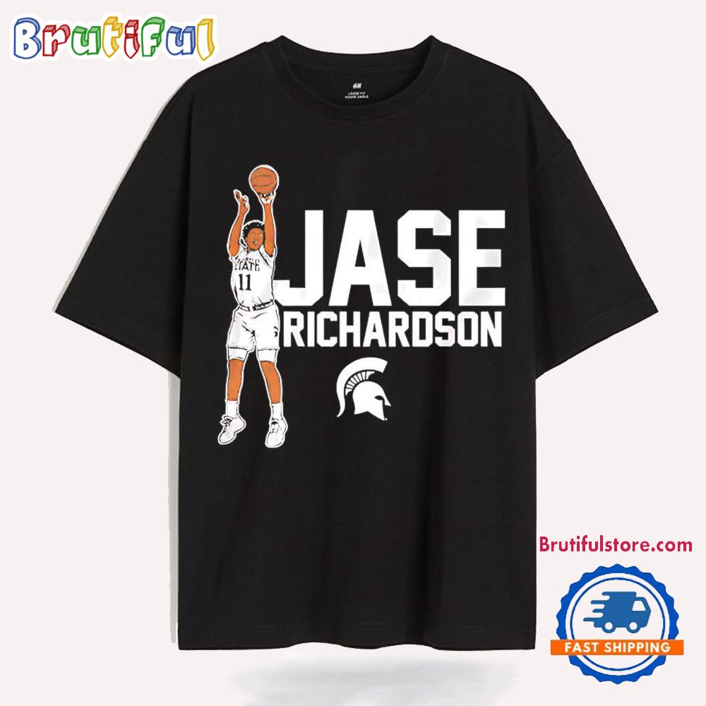 Jase Richardson Jump Shot Michigan State Spartans T Shirt