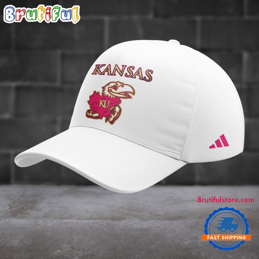 Kansas Jayhawks Women’s Basketball NCAA 2025 Limited White Cap Hat