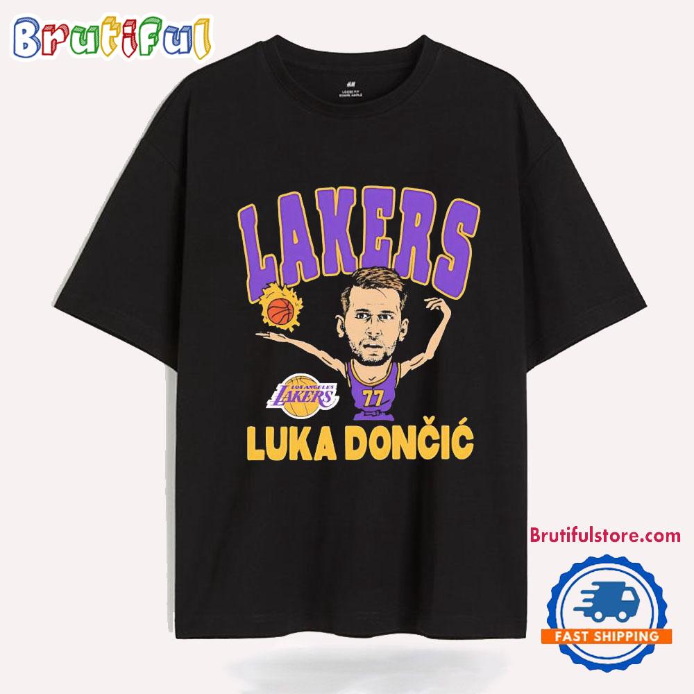 Luka Dončić Los Angeles Lakers Caricature T Shirt