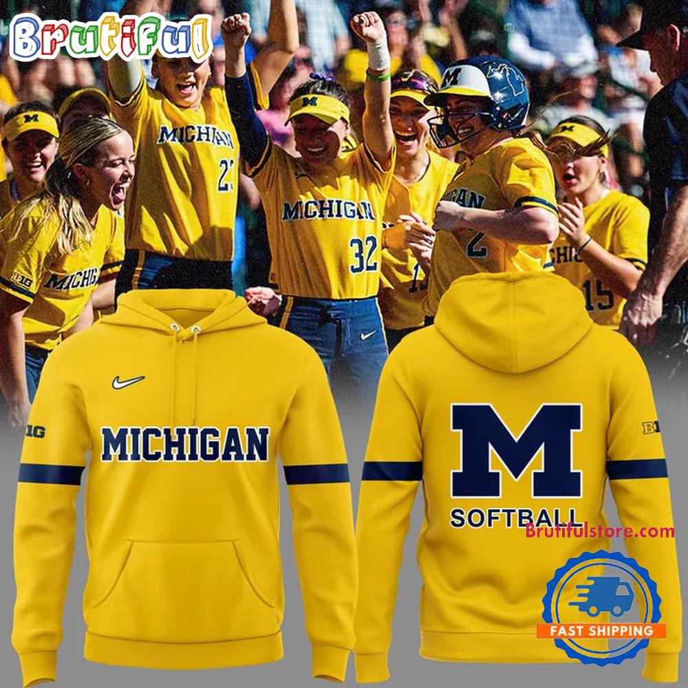 Michigan Wolverines Softball Special Edition 2025 Hoodie Shirt