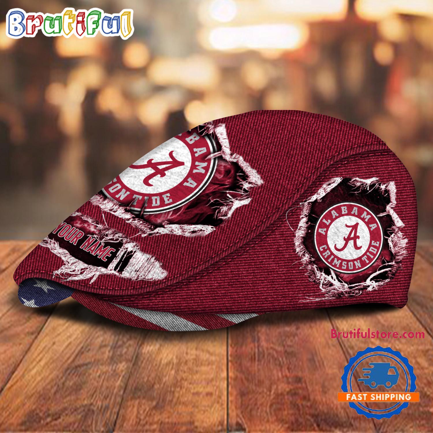 NCAA Alabama Crimson Tide Sport Team Design Jeff Cap
