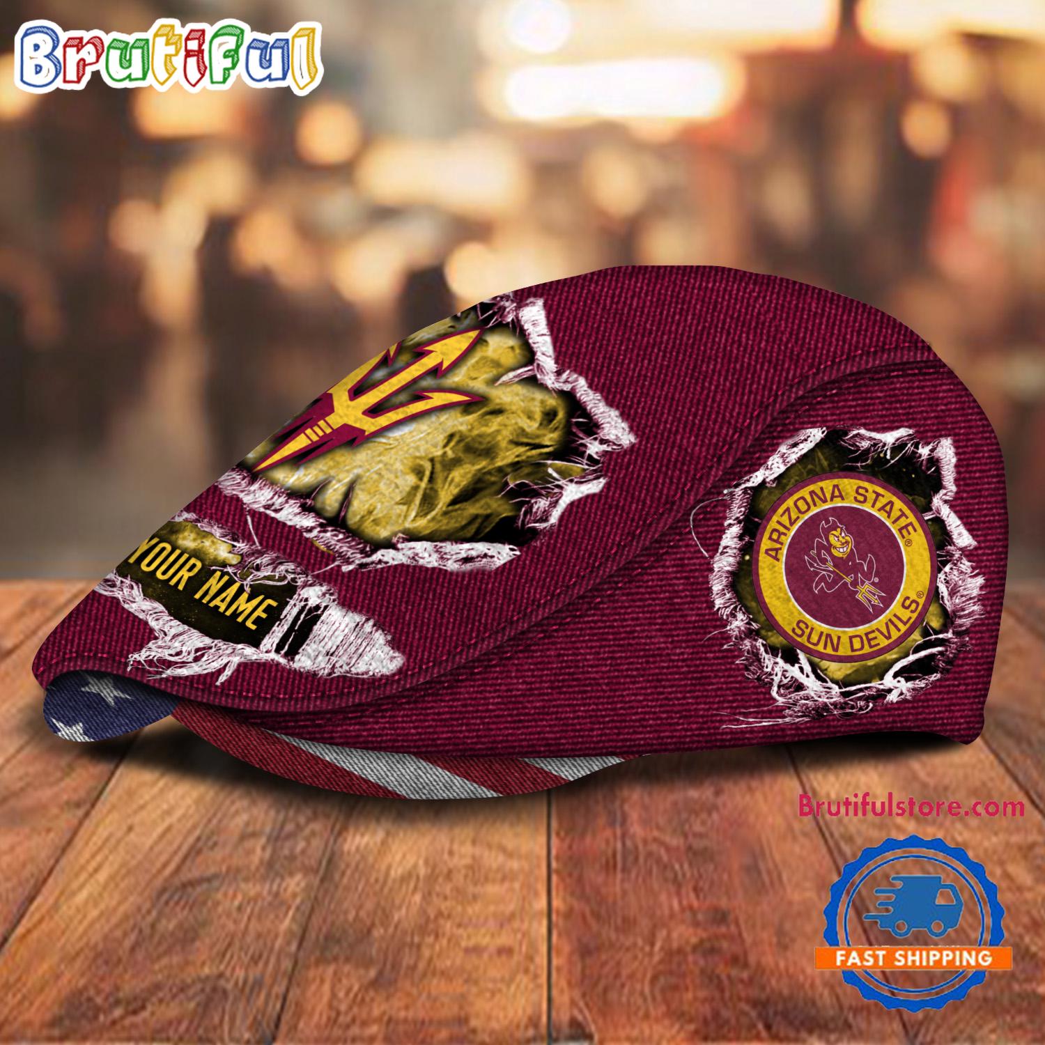 NCAA Arizona State Sun Devils Sport Team Design Jeff Cap