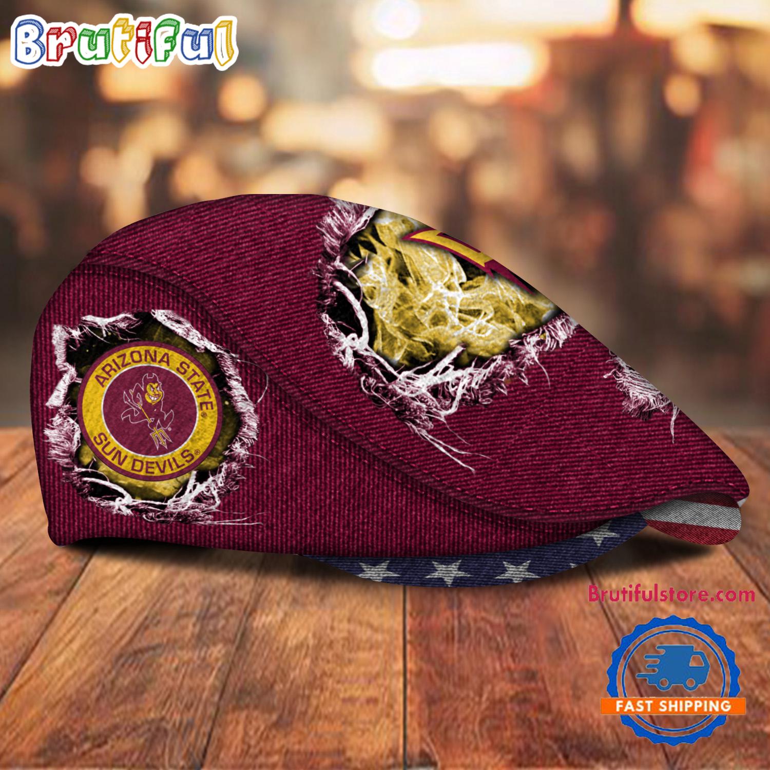 NCAA Arizona State Sun Devils Sport Team Design Jeff Cap